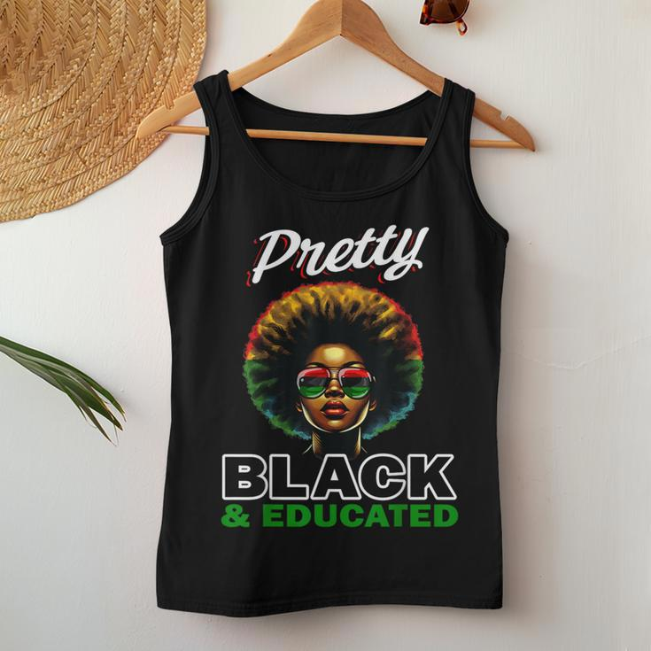 Black HistoryFor Pretty Black And Educated Women Tank Top Funny Gifts