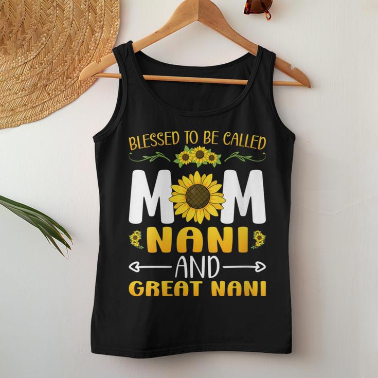 Blessed To Be Called Mom Nani Great Nani Women Tank Top Unique Gifts