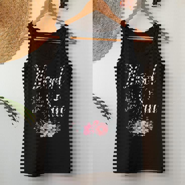 Blessed To Be Nana Grandma Mother's Day Christmas Women Tank Top Unique Gifts
