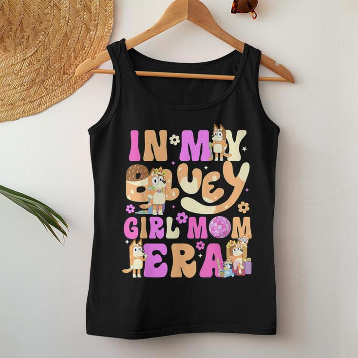 In My Blue Dog Girl Mom Era Front Women Tank Top Personalized Gifts