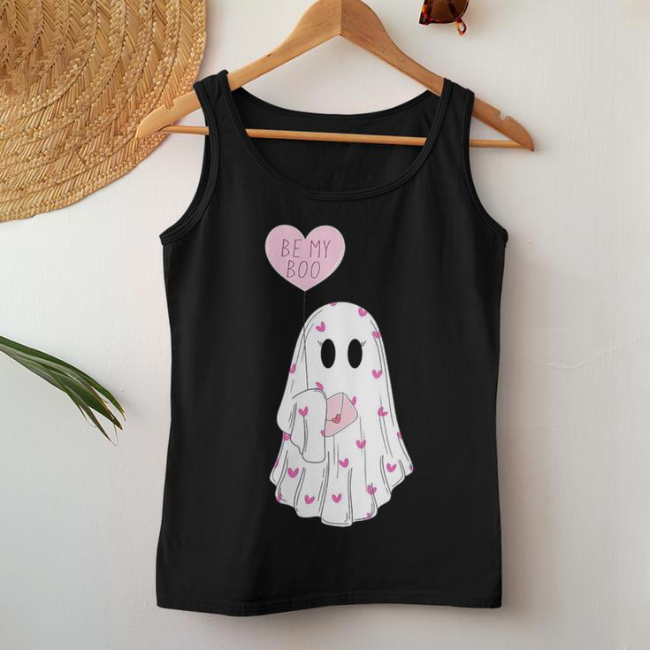 Be My Boo Valentine Cute Heart Ghost Valentine Costume Women Tank Top Unique Gifts