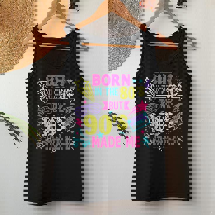 Born In The 80S But 90S Made Me 80'S Girl Birthday 1980S Fun Women Tank Top Personalized Gifts