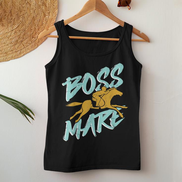 Boss Mare Horse Riding Boss Women Tank Top Unique Gifts