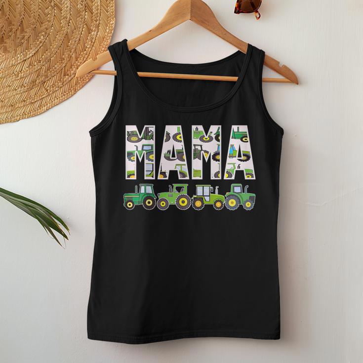 Boy Mama Farm Tractor Mom Mother's Day Women Tank Top Unique Gifts