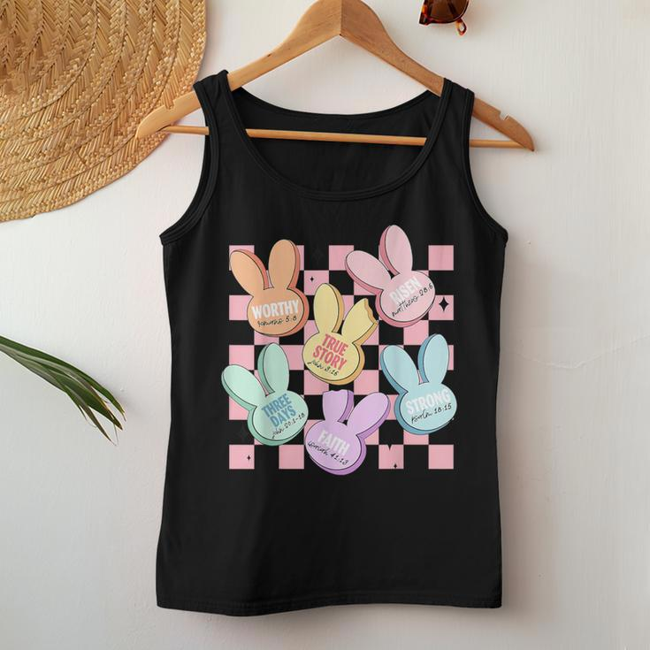 Candy Sweet Bunny Bible Christian Easter Day Girl Boy Women Tank Top Unique Gifts