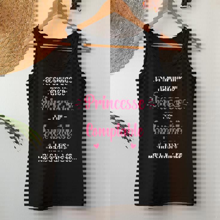 C'est Compliqué D'être Une Princesse Et Une Comptable Women Tank Top Cadeaux drôles