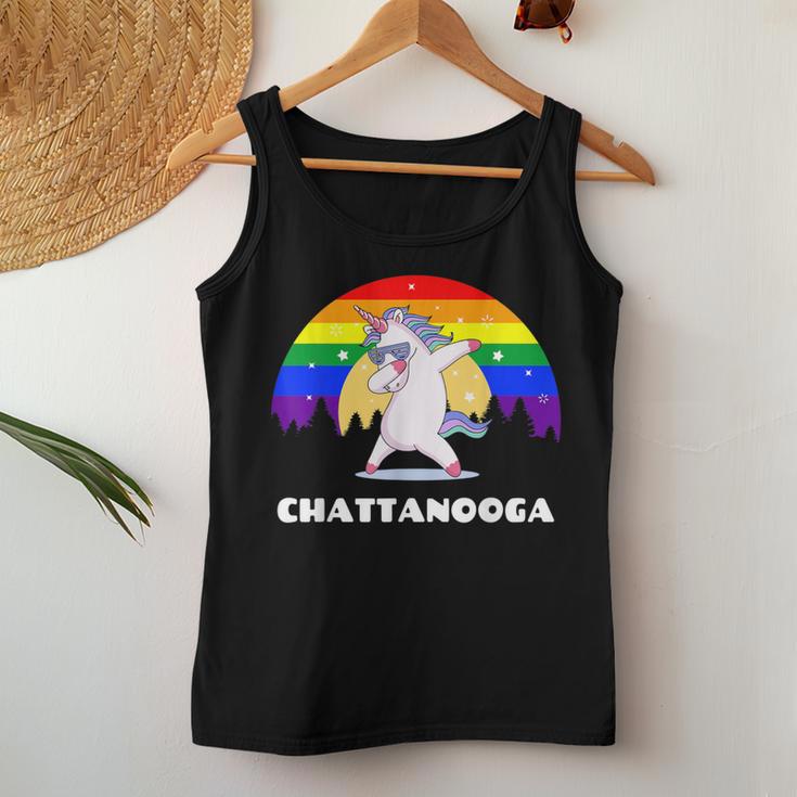 Chattanooga Tennessee Lgbtq Gay Pride Rainbow Women Tank Top Unique Gifts