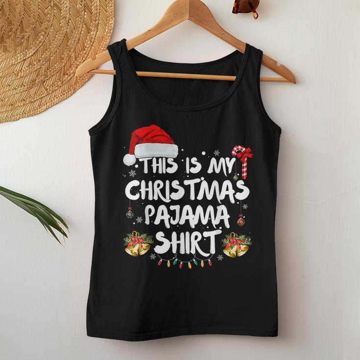 This Is My Christmas Pajama Xmas For Women Women Tank Top Unique Gifts
