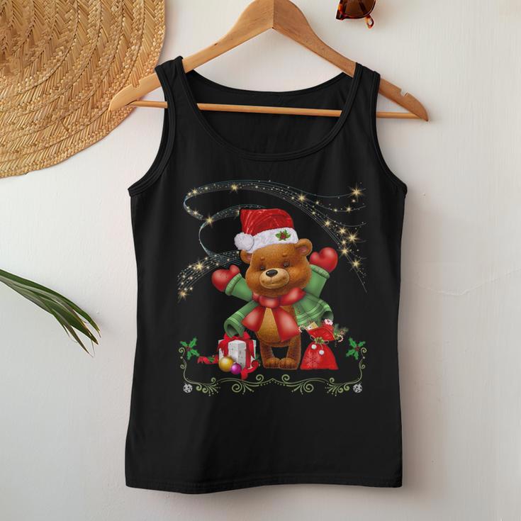 Christmas Teddy Bear Holiday Girls Boys And Women Women Tank Top Unique Gifts