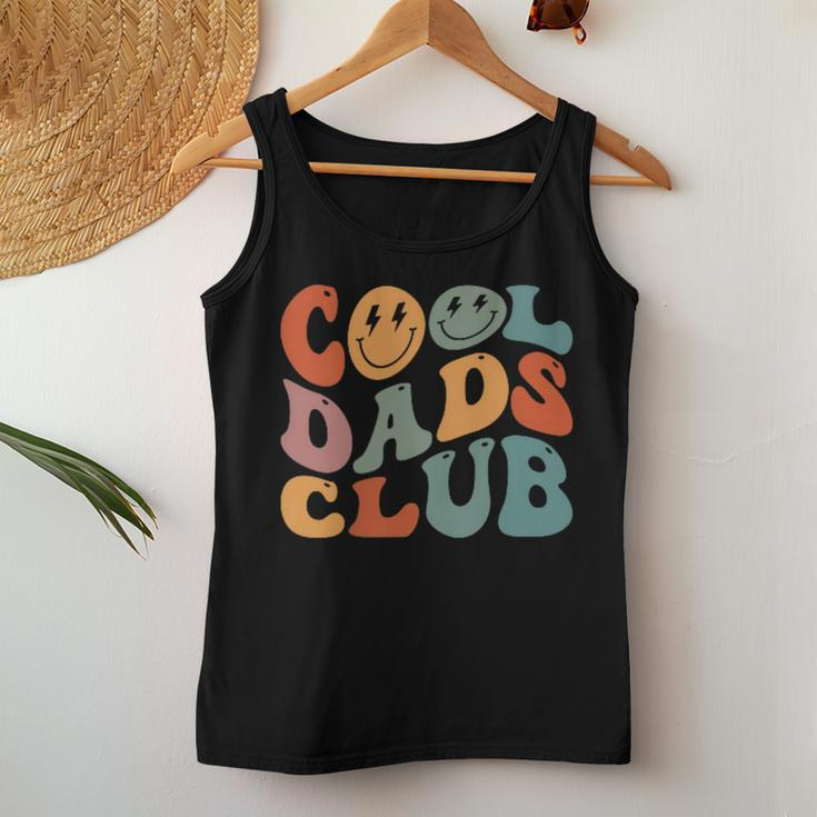 Cool Dads Club Retro Groovy Smile Dad Father's Day Women Tank Top Funny Gifts
