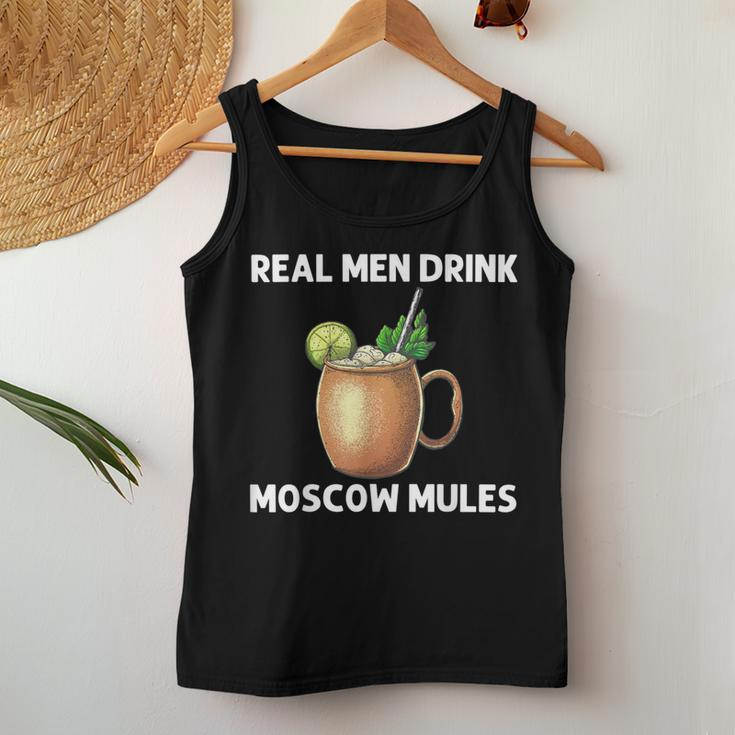 Cool Moscow Mule For Dad Vodka Cocktail Bartender Women Tank Top Unique Gifts