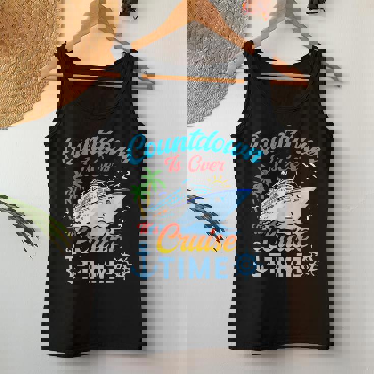 Countdown Is Over It's Cruise Time Cruise Ship Women Tank Top Personalized Gifts