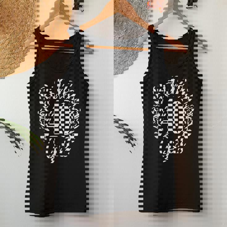 Decoracion 40 Cumpleaños Mujer Camiseta Sin Mangas '40 Años Siendo