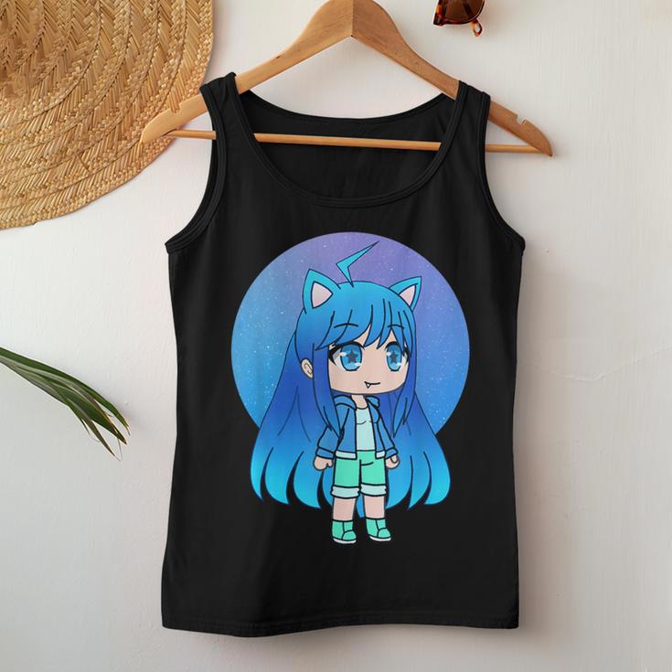 Cute Chibi Style Kawaii Anime Girl Aquachan Women Tank Top Funny Gifts