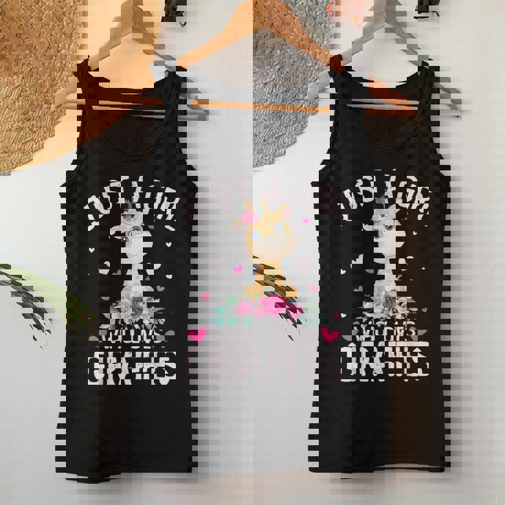 Cute Just A Girl Who Loves Giraffes Floral Girls Women Tank Top Personalized Gifts Cute Just A Girl Who Loves Giraffes Floral Girls Women Tank Top Personalized Gifts