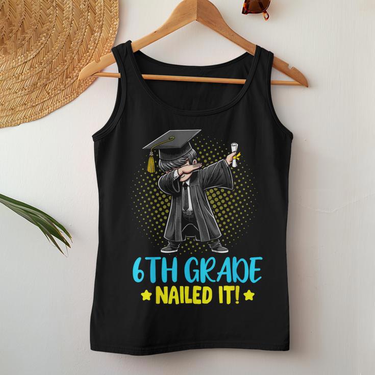 Dabbing 6Th Grade Nailed It Boys 6Th Grade Graduation Women Tank Top Unique Gifts