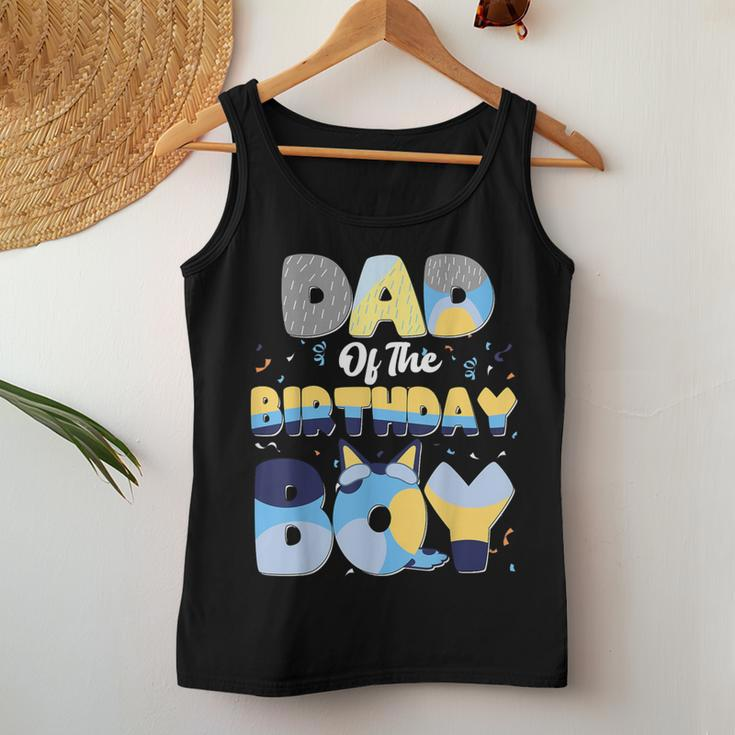 Dad And Mom Birthday Boy Dog Family Matching Women Tank Top Unique Gifts