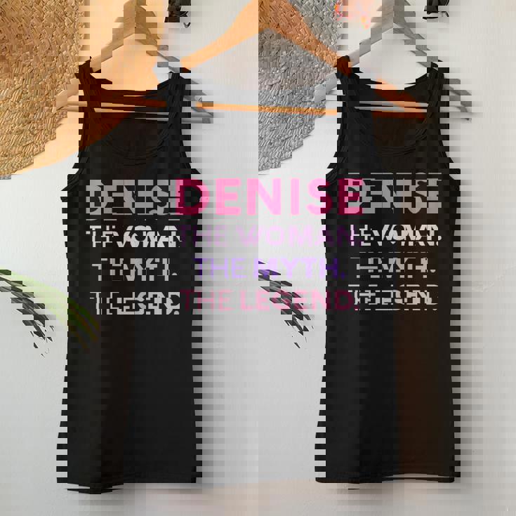 Denise The Woman The Myth Legend Name Personalized Women Women Tank Top Personalized Gifts