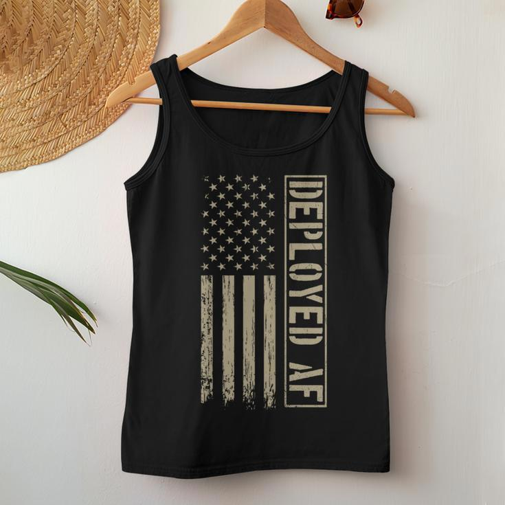 Deployed Af Military Husband Wife Deployment Women Tank Top Unique Gifts