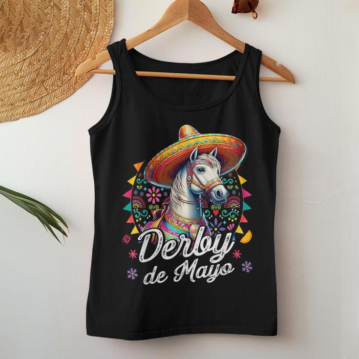 Derby De Mayo For Horse Racing Mexican Women Tank Top Funny Gifts