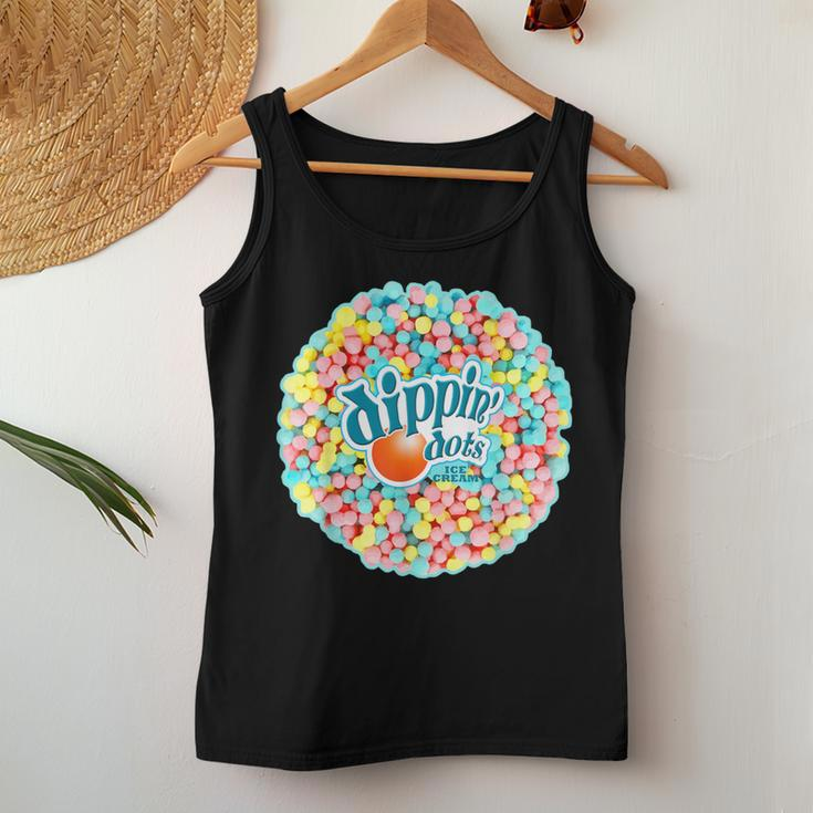 Dippin Dots Rainbow Color Ice Cream Women Tank Top Unique Gifts