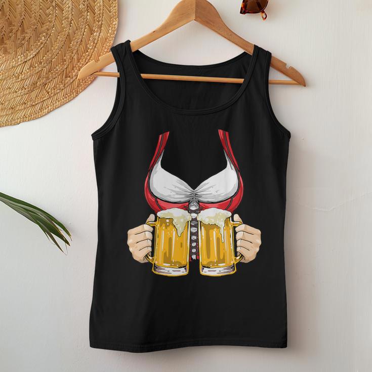 Dirndl Costume Oktoberfest Fraulein Beer Tank Top Frauen Lustige Geschenke