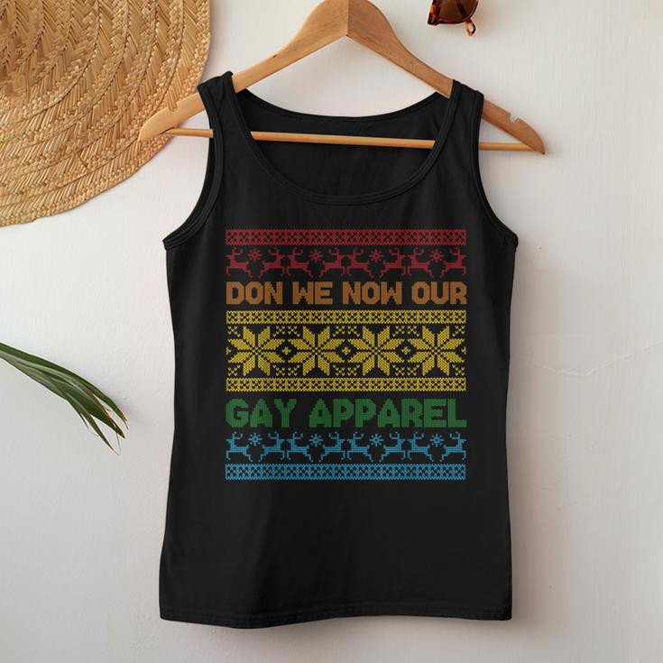 Don We Now Our Gay Apparel Rainbow Lgbt Women Tank Top Personalized Gifts