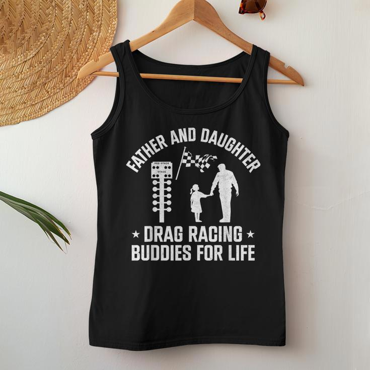 Drag Racing Race Car Dad Daughter Father And Daughter Drag Women Tank Top Unique Gifts