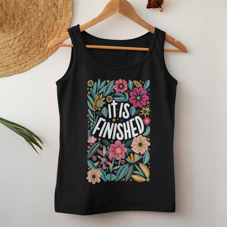 Easter Christian Flowers Women Tank Top Unique Gifts