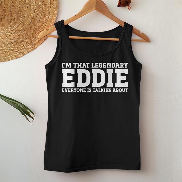 Eddie Personal Name Girl Eddie Women Tank Top Unique Gifts