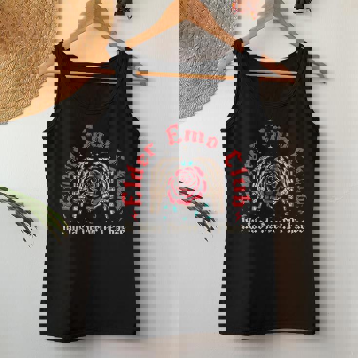 Elder Emo Club Mom Scene Kid Punk Alt It Was Never A Phase Women Tank Top Personalized Gifts