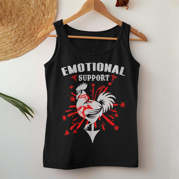 Emotional Support Chicken Emotional Support Cock Women Tank Top Unique Gifts