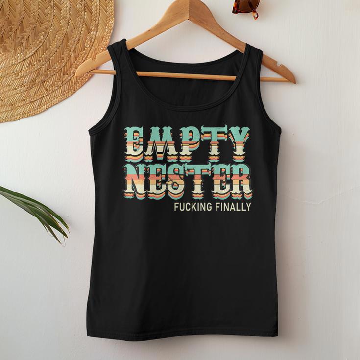 Empty Nester Empty Nest Parent Mom Dad Parenting Joke Women Tank Top Unique Gifts