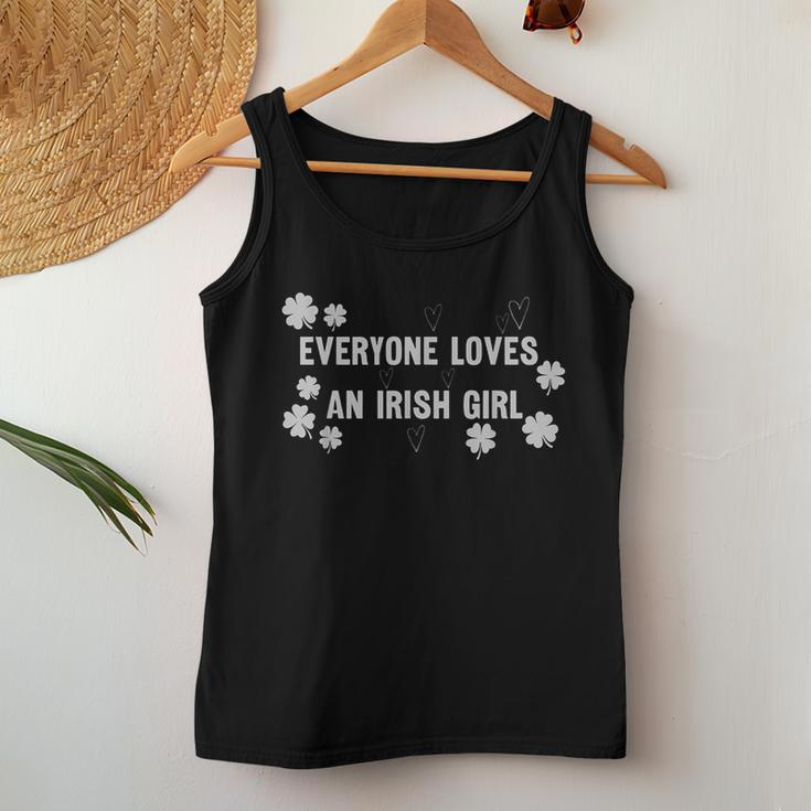 Everyone Loves An Irish Girl St Patrick's Day Outfit Women Tank Top Funny Gifts