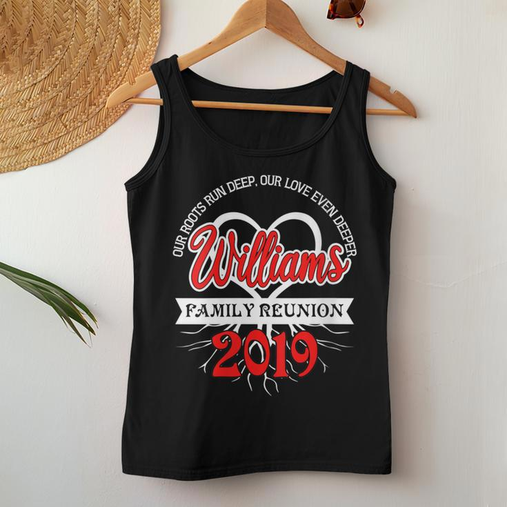 Family Reunion Picnic Roots Williams Last Name Women Tank Top Funny Gifts