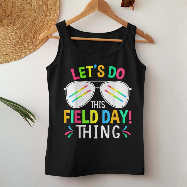 Lets Do This Field Day Thing Quote Sunglasses Girls Boys Women Tank Top Unique Gifts