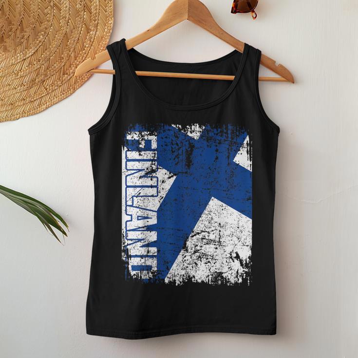 Finland Flag Women's Children's Finland Tank Top Frauen Lustige Geschenke