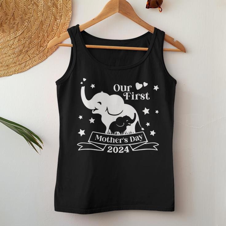 Our First Mother's Day 2024 My First Mother's Day For Moms Women Tank Top Unique Gifts