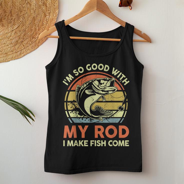 Fishing- So Good With My Rod Bass Fish Women Tank Top Unique Gifts