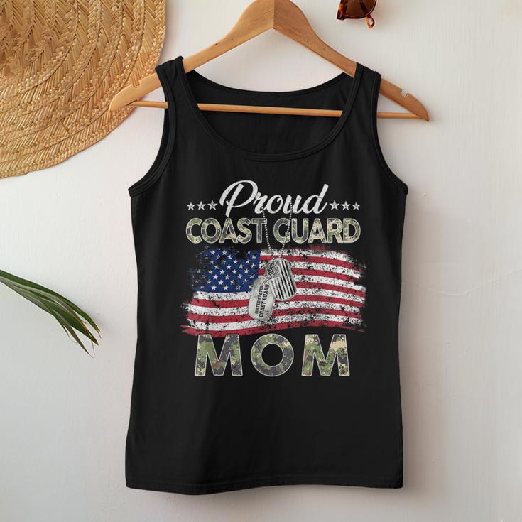 Flag Proud Coast Guard Mom For Coast Guard Mom Women Tank Top Unique Gifts