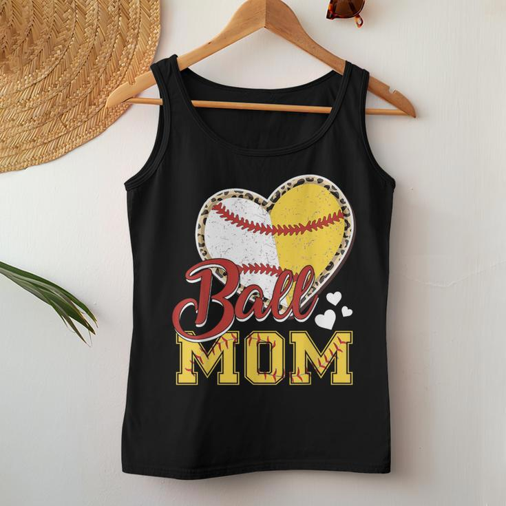 Ball Mom Softball Baseball For Women Tank Top Unique Gifts