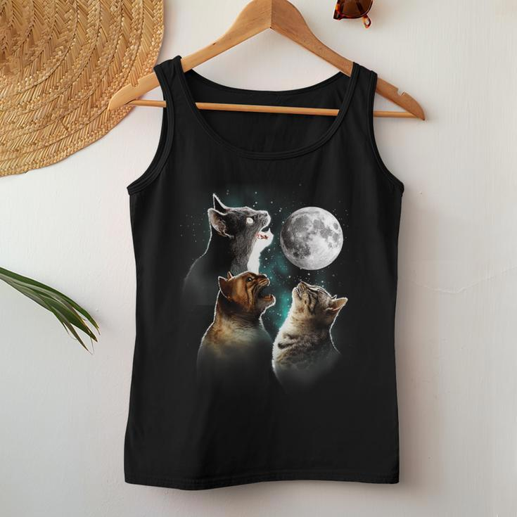 Cat Lover Cat Howling Cat Owner Cat Humor Women Tank Top Personalized Gifts