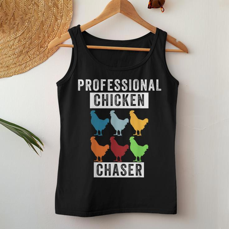Chicken Professional Chicken Chaser Chicken Lovers Women Tank Top Unique Gifts