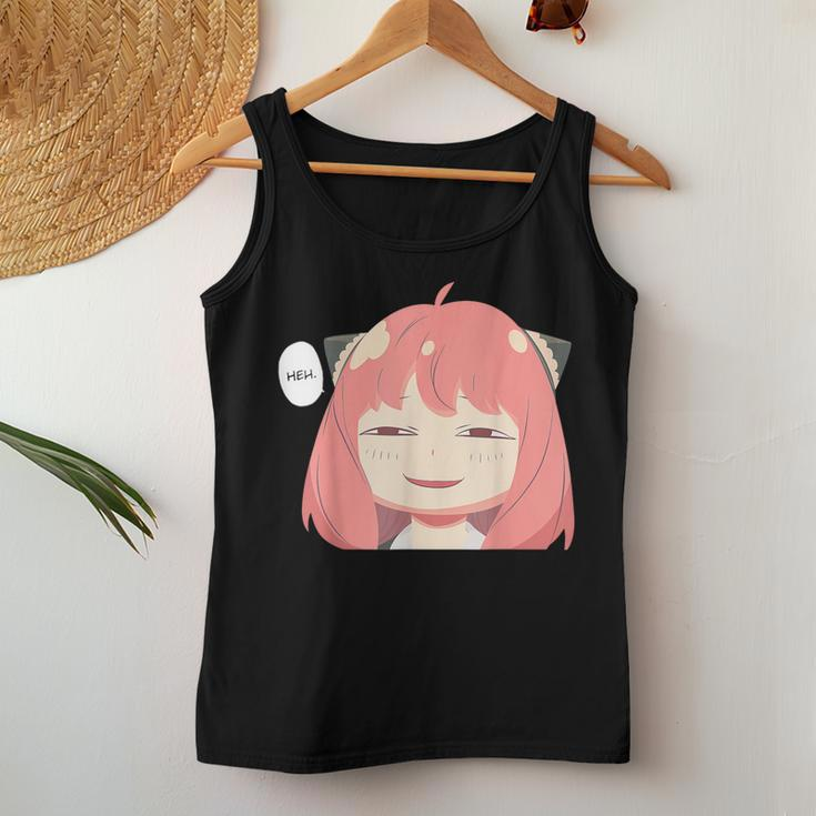 Emotion Smile Heh A Cute Girl For Family Holidays Women Tank Top Unique Gifts