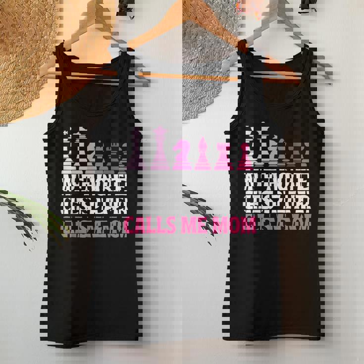 My Favorite Chess Player Calls Me Mom Chess Women Tank Top Unique Gifts