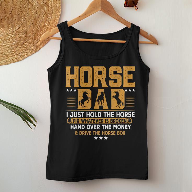 Horse Papa Ich Halte Einfach Das Horse Repair Everything Was Broken Tank Top Frauen Lustige Geschenke