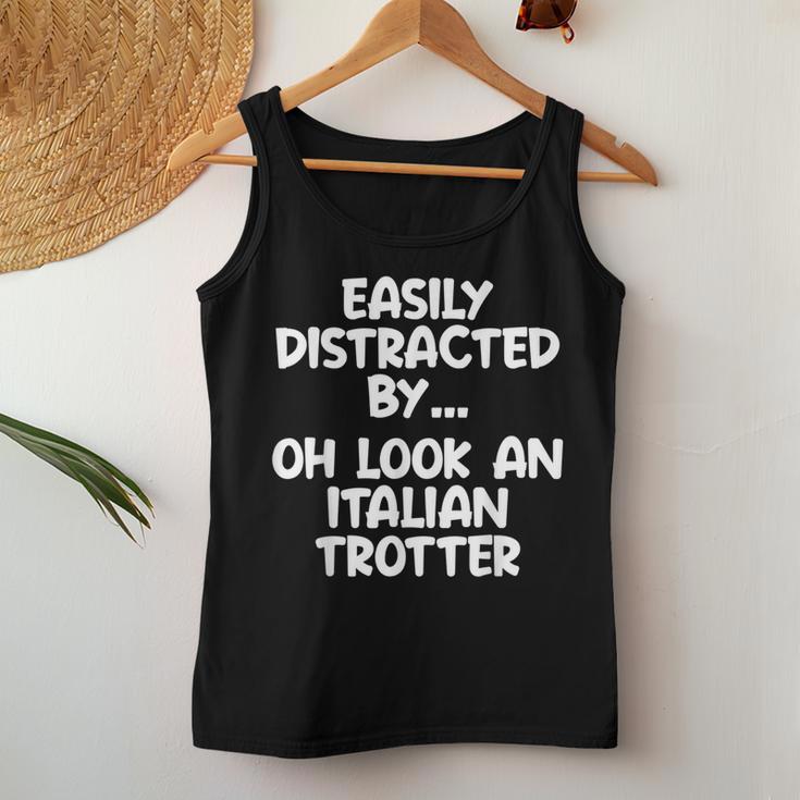 Italian Trotter Horse Equine Joke Women Tank Top Unique Gifts