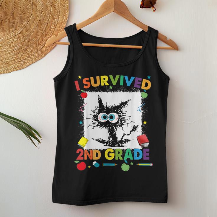 Last Day Of Second 2Nd Grade I Survived 2Nd Grade Women Tank Top Unique Gifts