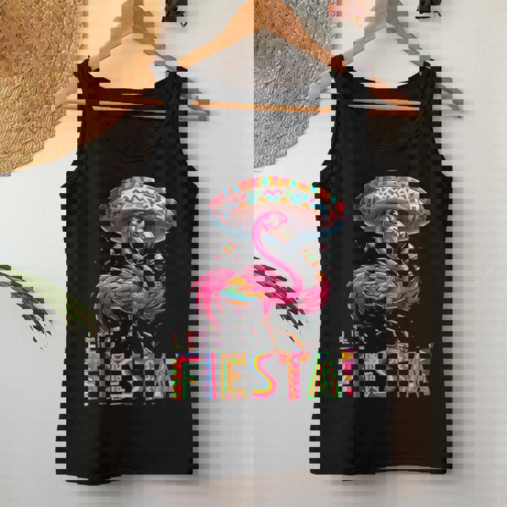 Let's Fiesta Flamingo Cinco De Mayo Fiesta Mexican Women Tank Top Unique Gifts