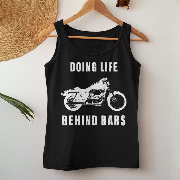 Life Behind Bars Motorcycle Biker For Women Women Tank Top Unique Gifts